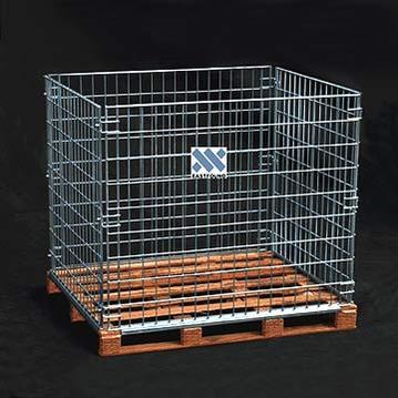 Wood - steel pallet